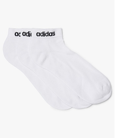 GEMO Chaussettes homme pour le sport tige courte - Adidas (lot de 3) blanc standard