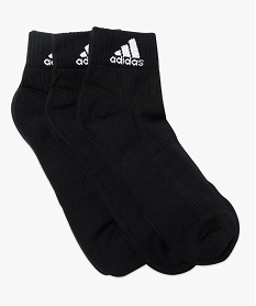 GEMO Chaussettes homme pour le sport tige courte - Adidas (lot de 3) Noir