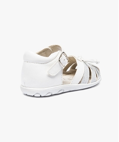 sandales premiers pas bicolores blanc5562401_4