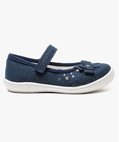 babies en toile a scratch motif papillon bleu ballerines5562501_1