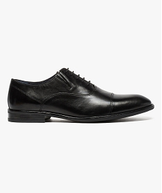 derbies unis 100 cuir noir chaussures de ville5599501_1