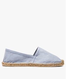 GEMO Espadrilles homme avec semelle en corde Bleu