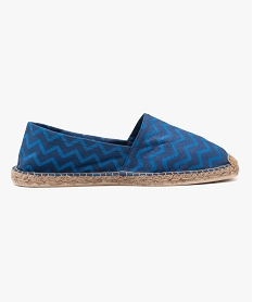 espadrilles femme avec semelle en corde bleu5684301_1