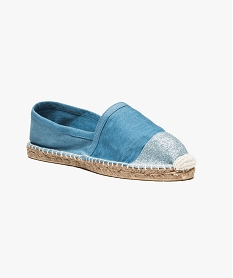 espadrilles en textile bleu espadrilles5689001_2