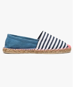 PANTALON ROSE ESPADRILLE BLEU/RAYURES