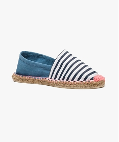 espadrilles en textile bleu espadrilles5689101_2