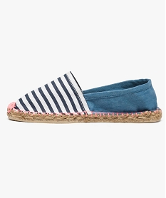 espadrilles en textile bleu espadrilles5689101_3