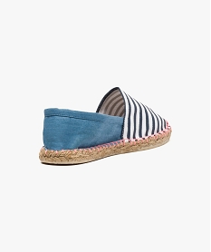 espadrilles en textile bleu espadrilles5689101_4