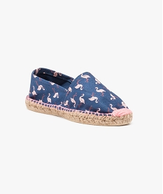 espadrilles en textile bleu5689301_2