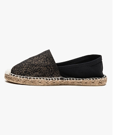 espadrilles en textile noir5689401_3