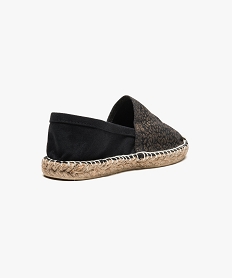 espadrilles en textile noir5689401_4