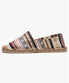 espadrilles en textile multicolore espadrilles5689501_3