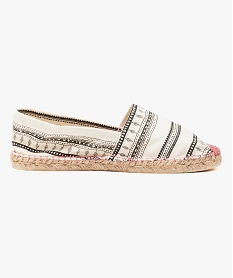 GEMO Espadrilles en textile Multicolore