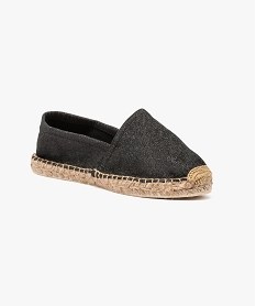 espadrilles en textile noir5689801_2