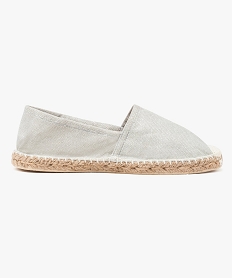 GEMO Espadrilles en textile Gris