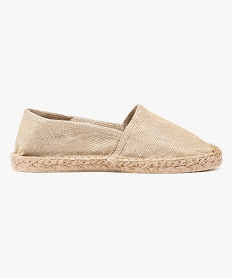 GEMO Espadrilles en textile Jaune