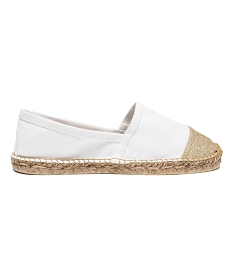 espadrilles en textile blanc5690401_1