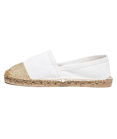 espadrilles en textile blanc5690401_3