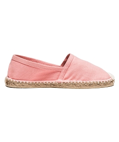 GEMO Espadrilles en textile Rose