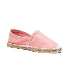 espadrilles en textile rose espadrilles5690501_2