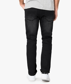 jean homme straight stretch 5 poches noir jeans straight5710201_3
