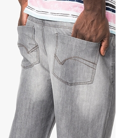 bermuda en jean 5 poches gris5712401_2