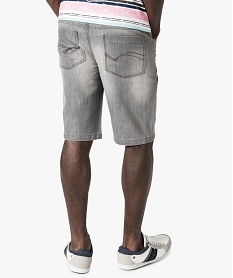 bermuda en jean 5 poches gris shorts en jean5712401_3