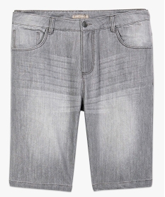 bermuda en jean 5 poches gris shorts en jean5712401_4