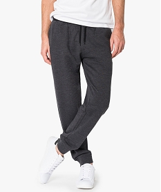 pantalon de jogging molletonne gris pantalons5732301_1