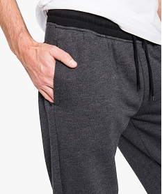 pantalon de jogging molletonne gris pantalons5732301_2