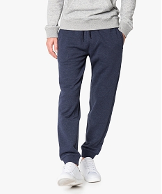 GEMO Pantalon de jogging molletonné Bleu