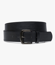 GEMO Large ceinture unie à boucle réglable Noir