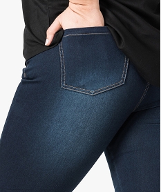 jegging femme en denim stretch aspect delave bleu pantalons et jeans5760901_2