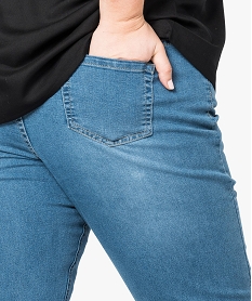 jean droit uni en stretch gris pantalons et jeans5762401_2