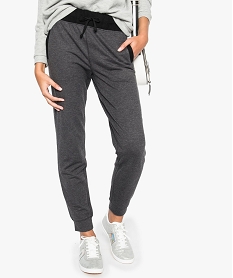pantalon de jogging 2 poches gris pantalons5785701_1