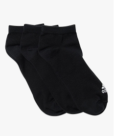 lot x3 chaussettes basses - adidas noir chaussettes5864901_1