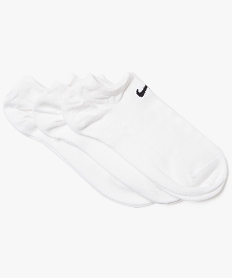 lot x3 paires de chaussettes ultra courtes nike blanc chaussettes5866201_1