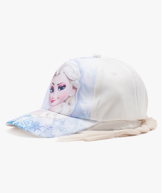 GEMO Casquette avec tresse La reine des neiges Bleu