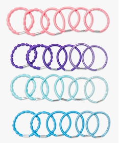 GEMO Lot délastiques colorés Multicolore