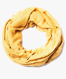 GEMO Foulard snood pailleté Jaune