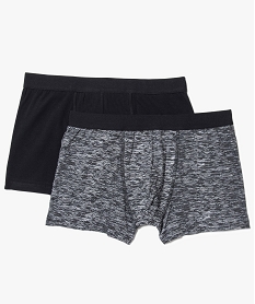 lot de 2 boxers en coton stretch noir5905601_1