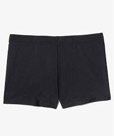 maillot de bain homme forme boxer uni noir5912301_1