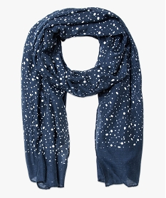 foulard  motifs pois bleu6038501_1