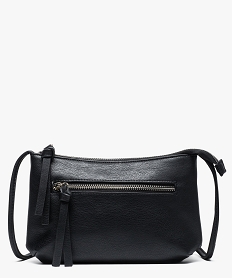 sac pochette banbdouliere fermeture zippee noir6039901_1