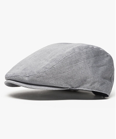 casquette plate en coton serge bleu6045501_1