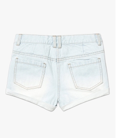 short en jean fille aspect use bleu shorts6133201_2