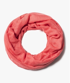 GEMO Foulard snood pailleté Orange