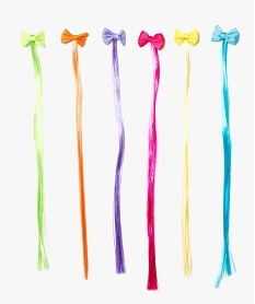 lot de 6 barrettes noeuds multicolore6200701_1