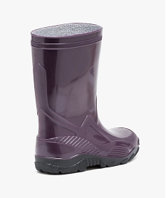 bottes de pluie unies a semelles crantees violet6250501_4