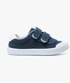 CHAUSSURE SPORT NOIR TOILE MARINE